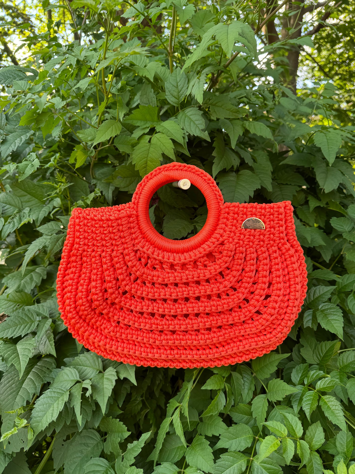 Woven Halo Handbag