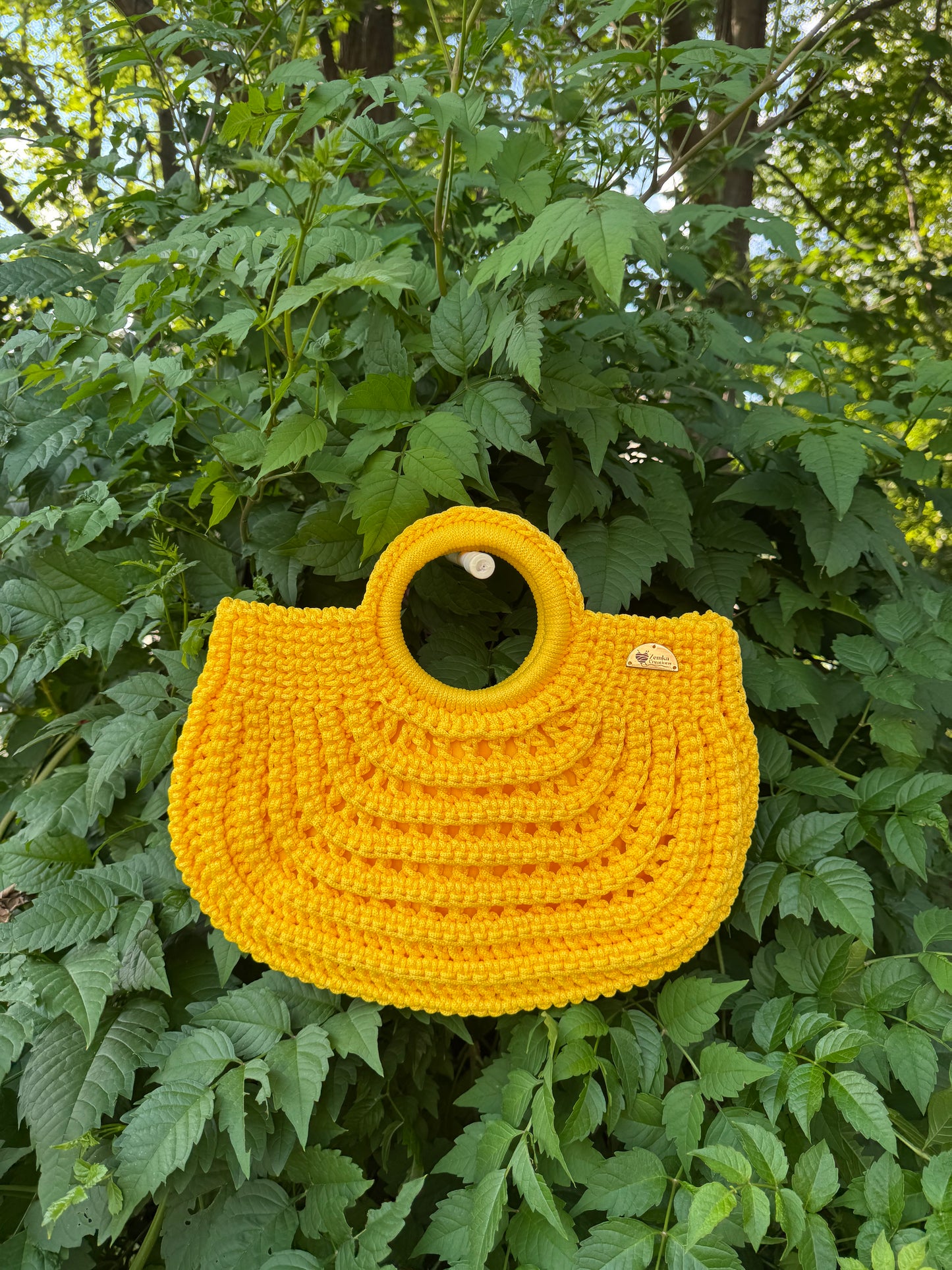 Woven Halo Handbag
