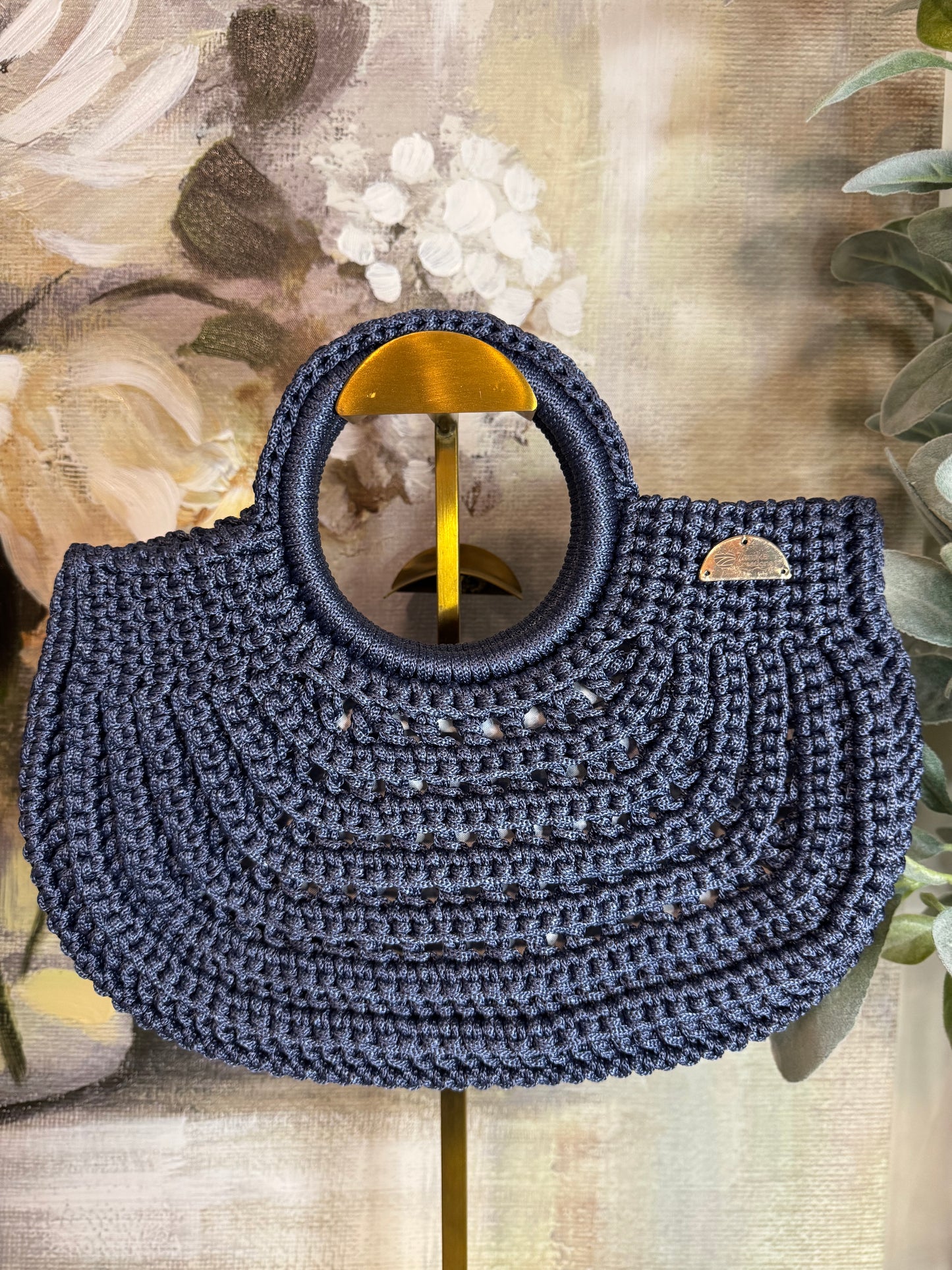 Woven Halo Handbag