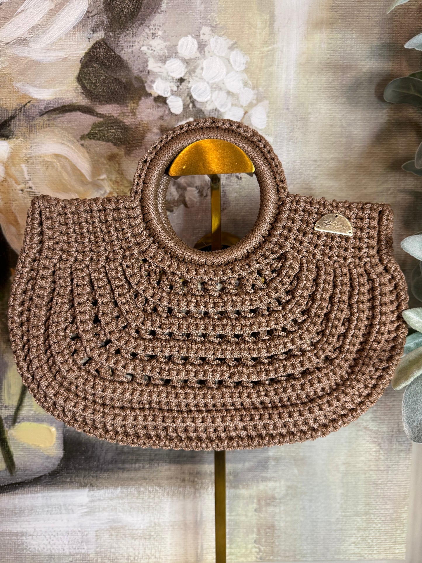 Woven Halo Handbag