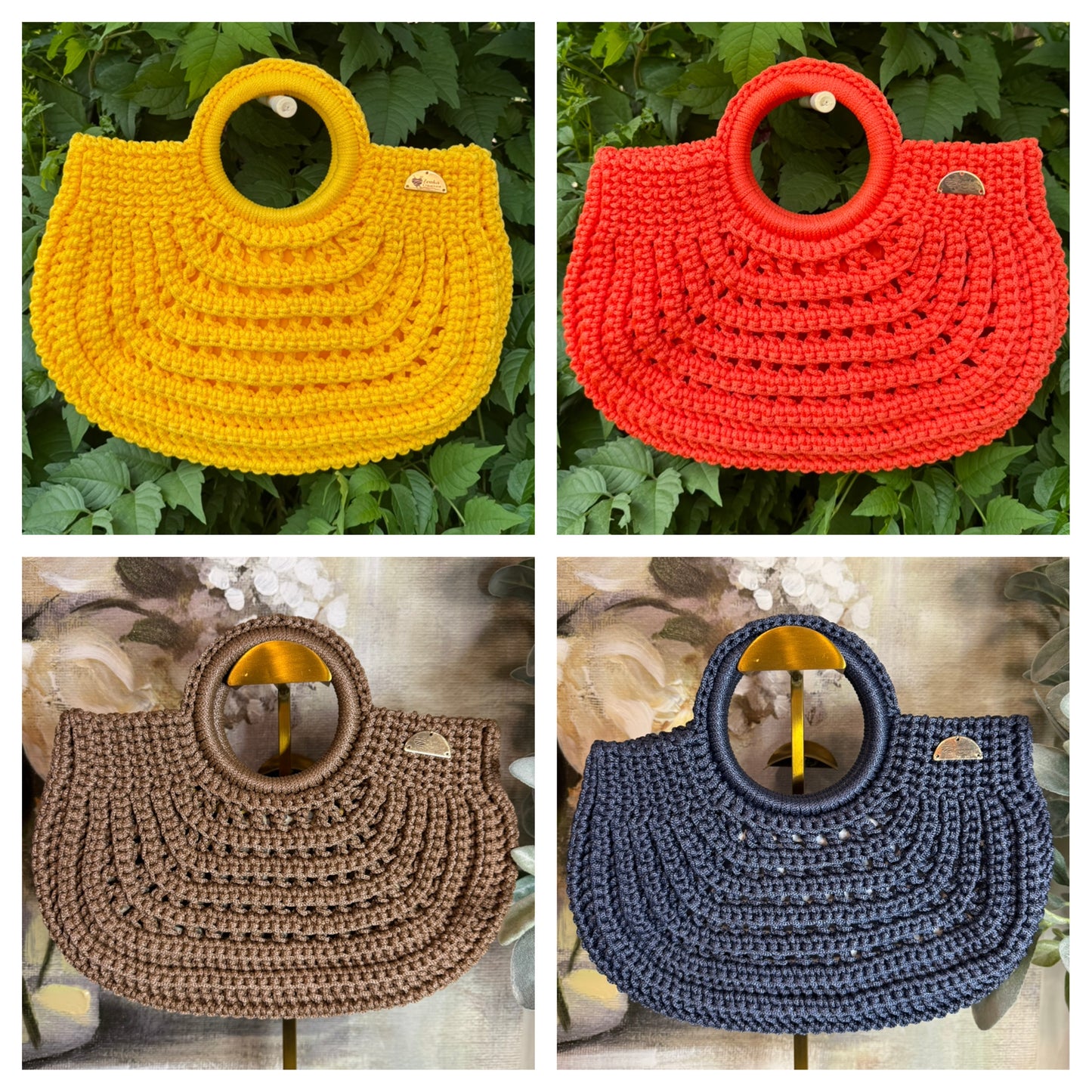 Woven Halo Handbag